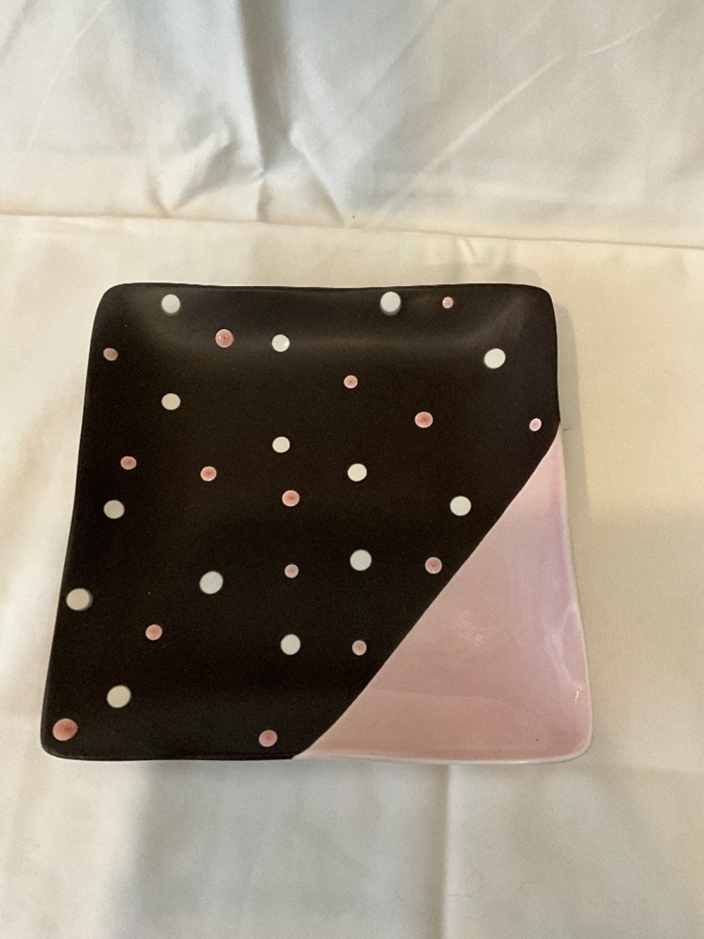 Gourmet Expressions Pretty In Pink Dot Salad Plates